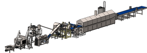 Ligne de production de chips de pomme de terre empilable