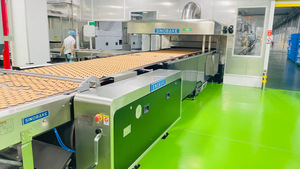 machine de fabrication de biscuits solides à grande vitesse à grande vitesse